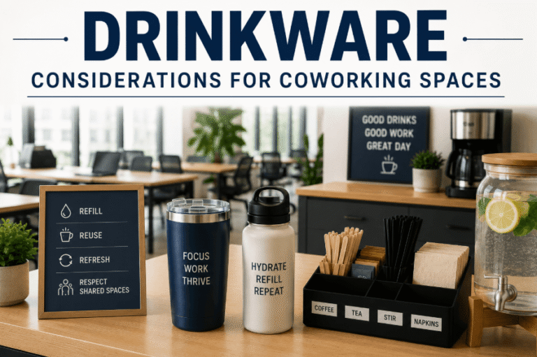 Drinkware Considerations for Coworking Spaces