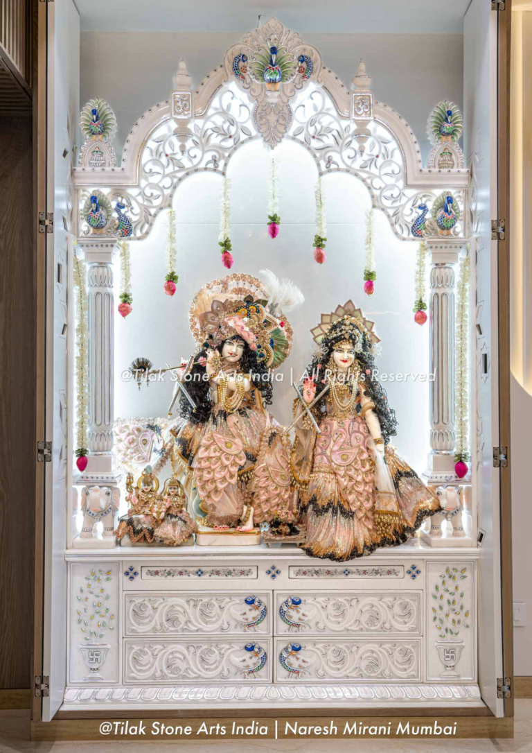 Modern Marble Temple Is Inspiring a New Era of Personalised Home Temple Design