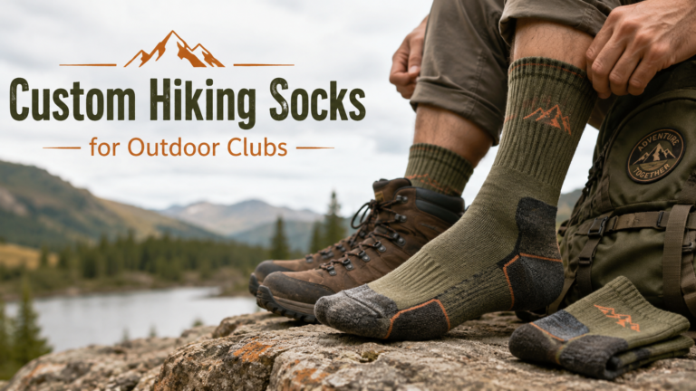 Custom Hiking Socks for Outdoor Clubs: Material, Cushioning, and Fit